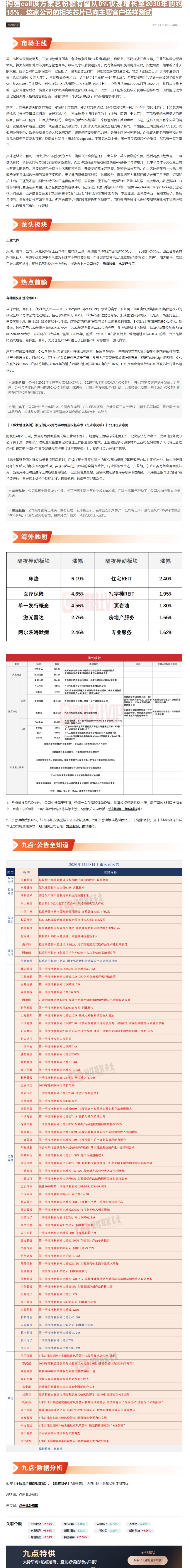 【财联VIP专栏】【九点特供】下一代内存技术！存储巨头加速抢滩CXL，机构强call该方案总份额有望从0%快速增长至20......
