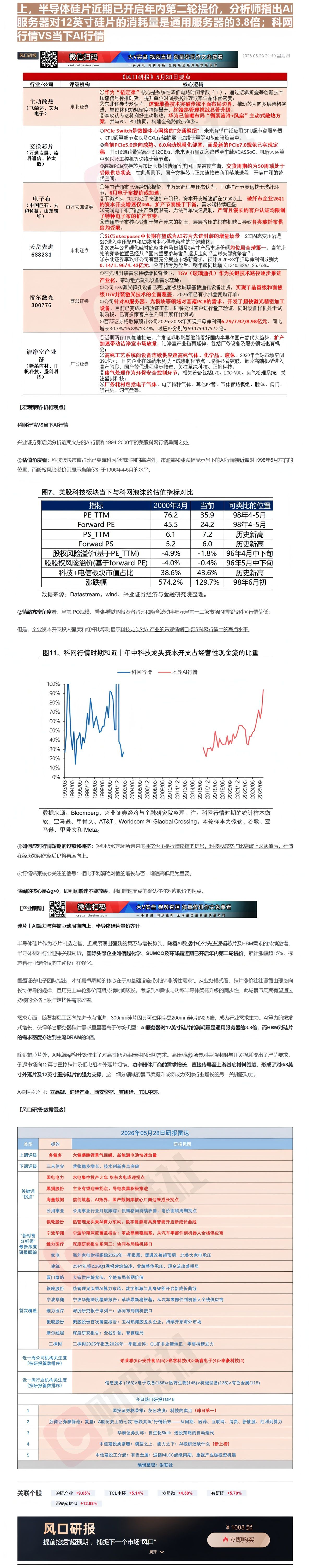 【财联VIP专栏】【风口研报·洞察】AI算力+存储+功率半导体驱动周期向上，半导体硅片近期已开启年内第二轮提价，分析师指......