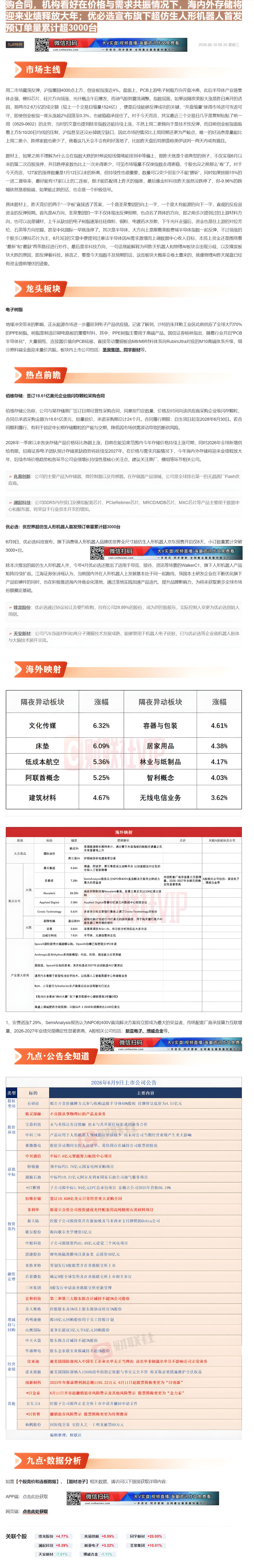 【财联VIP专栏】【九点特供】存储巨头签订18.61亿美元企业级闪存颗粒采购合同，机构看好在价格与需求共振情况下，海内外......