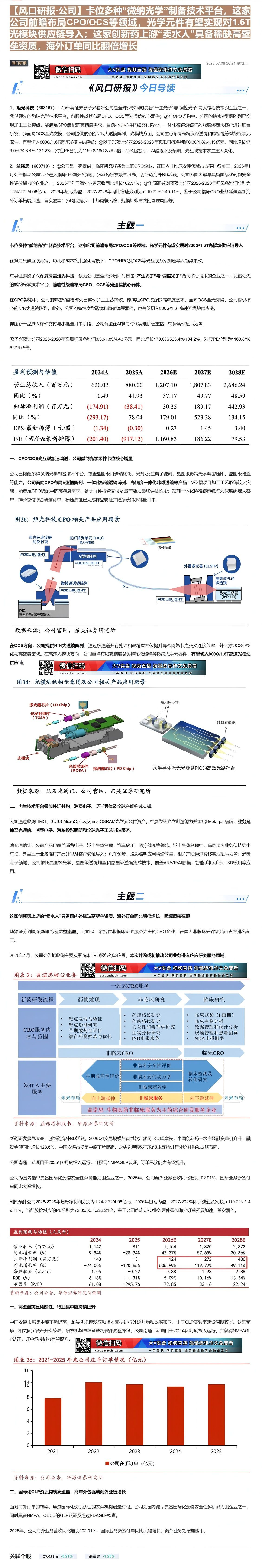 【财联VIP专栏】【风口研报·公司】卡位多种“微纳光学”制备技术平台，这家公司前瞻布局CPO/OCS等领域，光学元件有望......